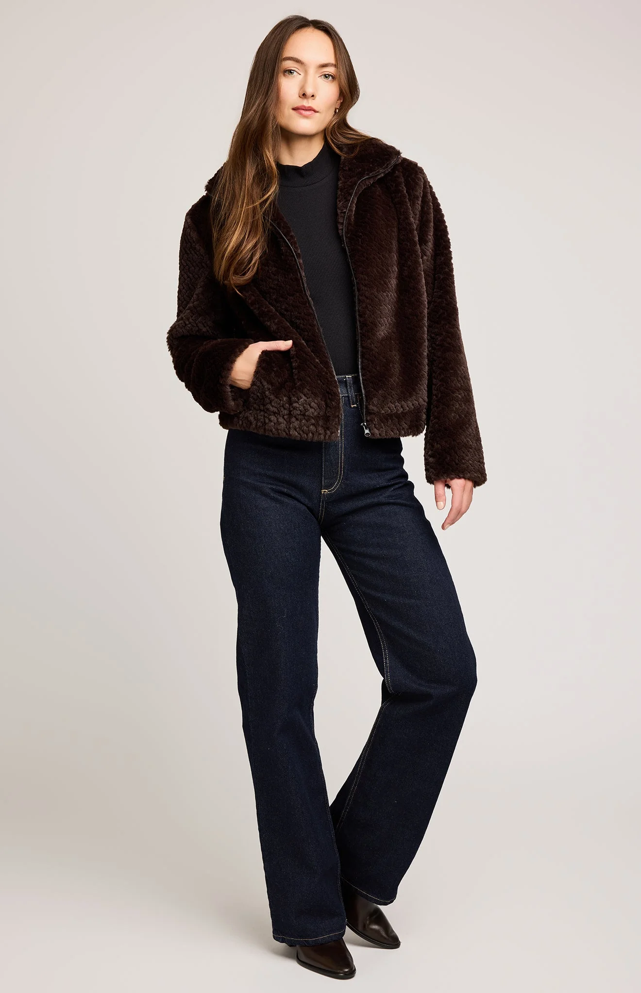 Calista Faux Fur Jacket - Image 5