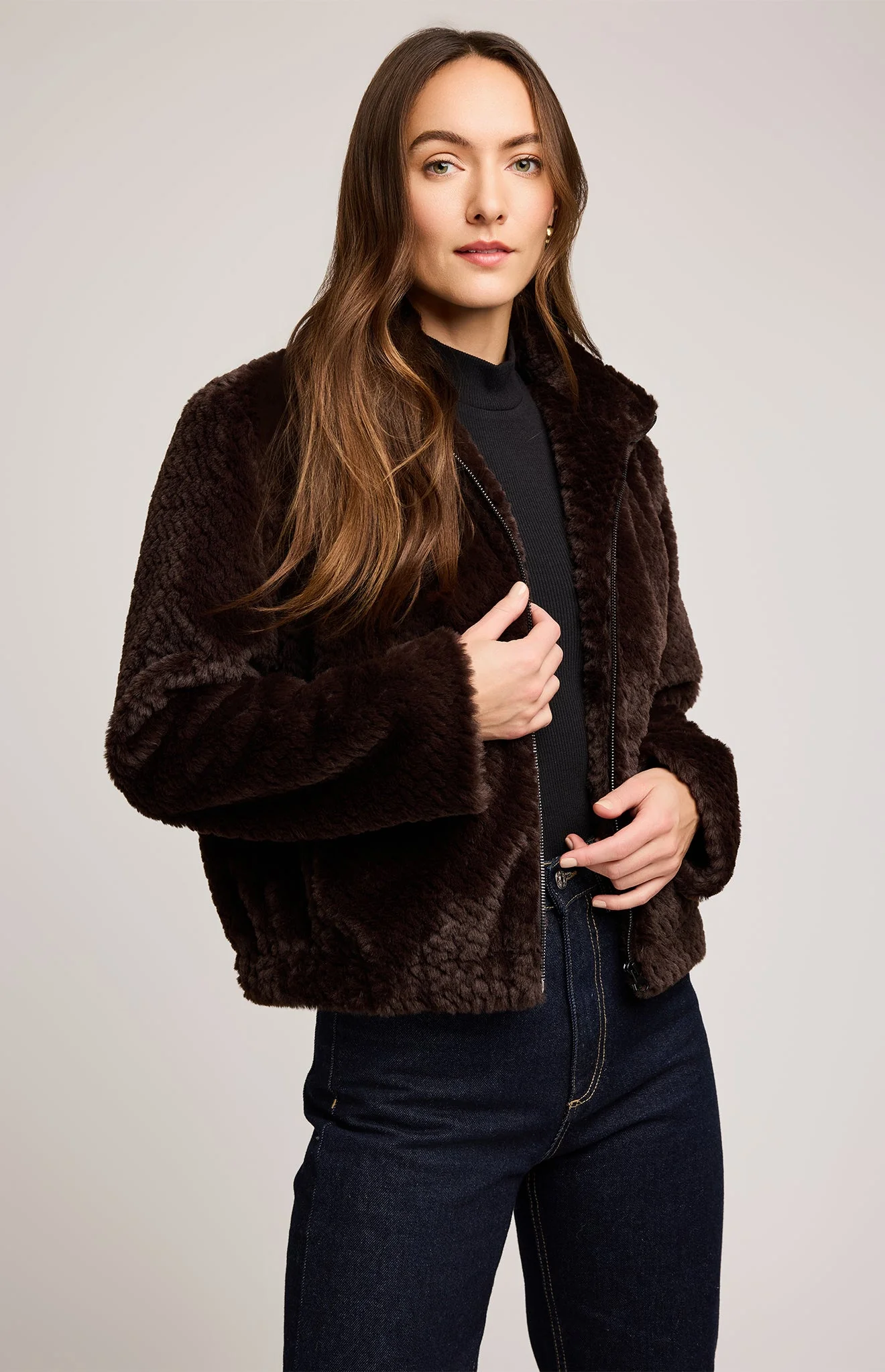Calista Faux Fur Jacket - Image 6