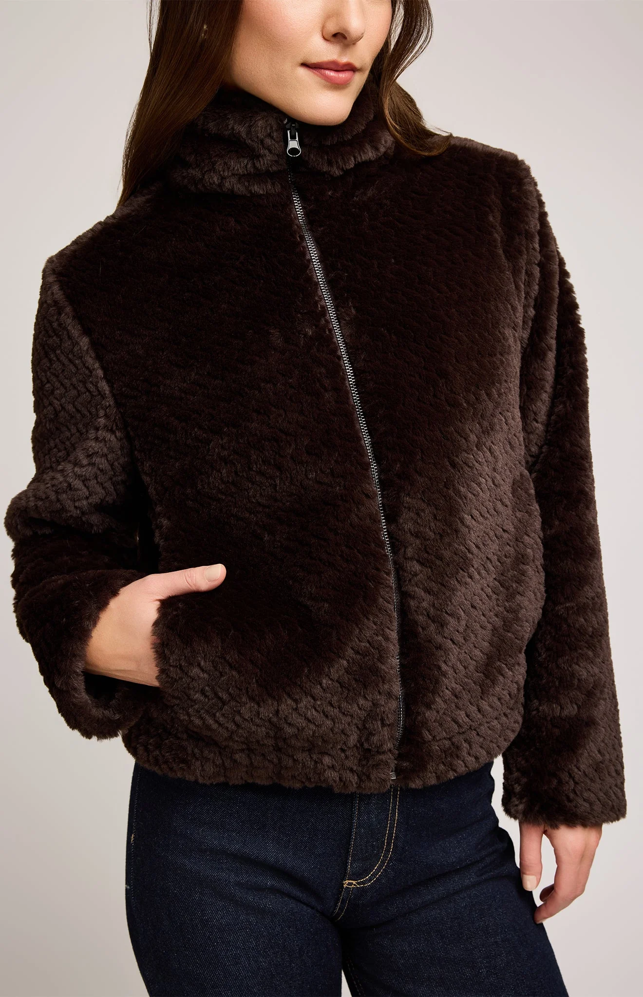 Calista Faux Fur Jacket - Image 7