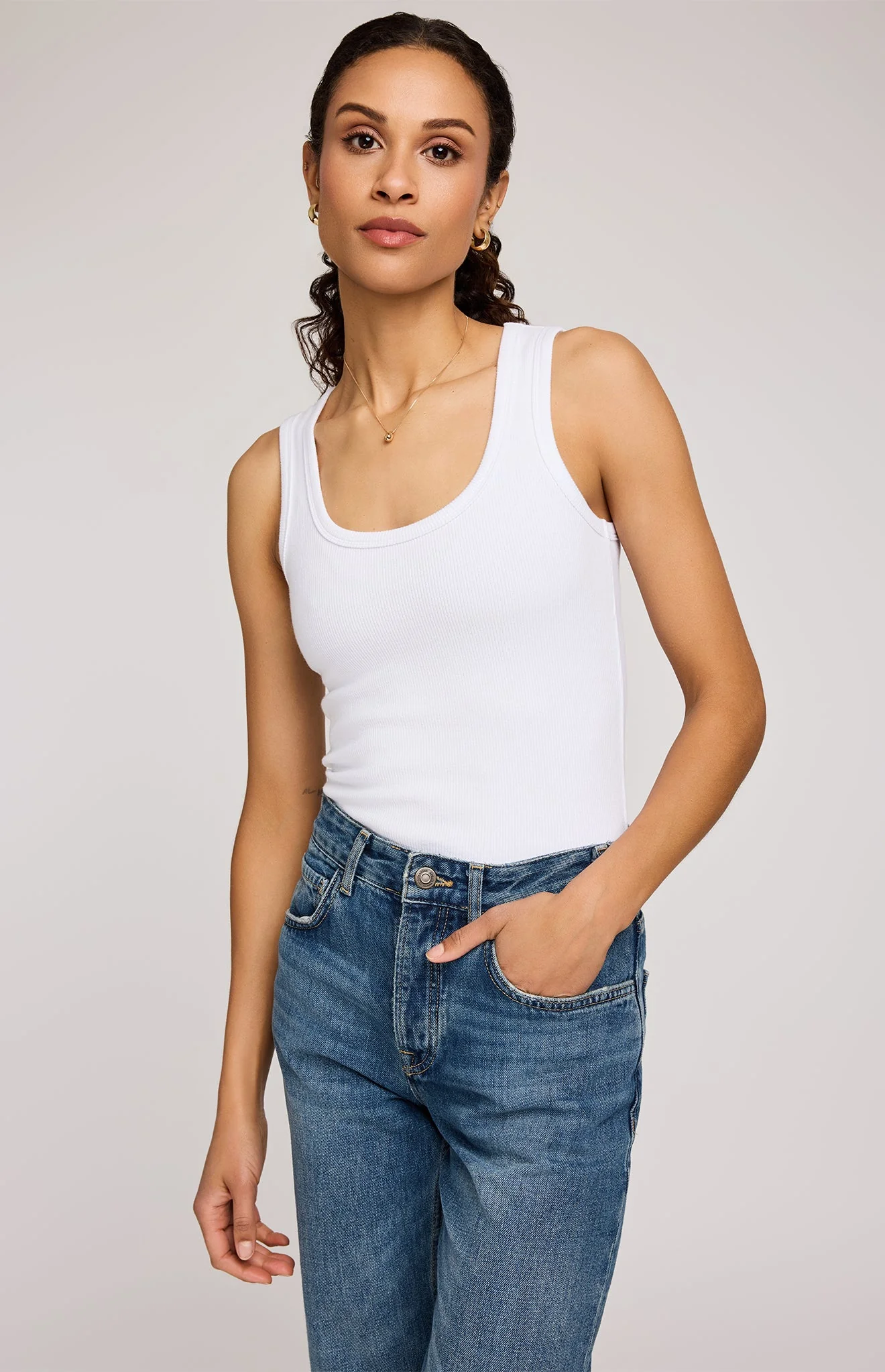 Jolie Ribbed Tank - Image 12