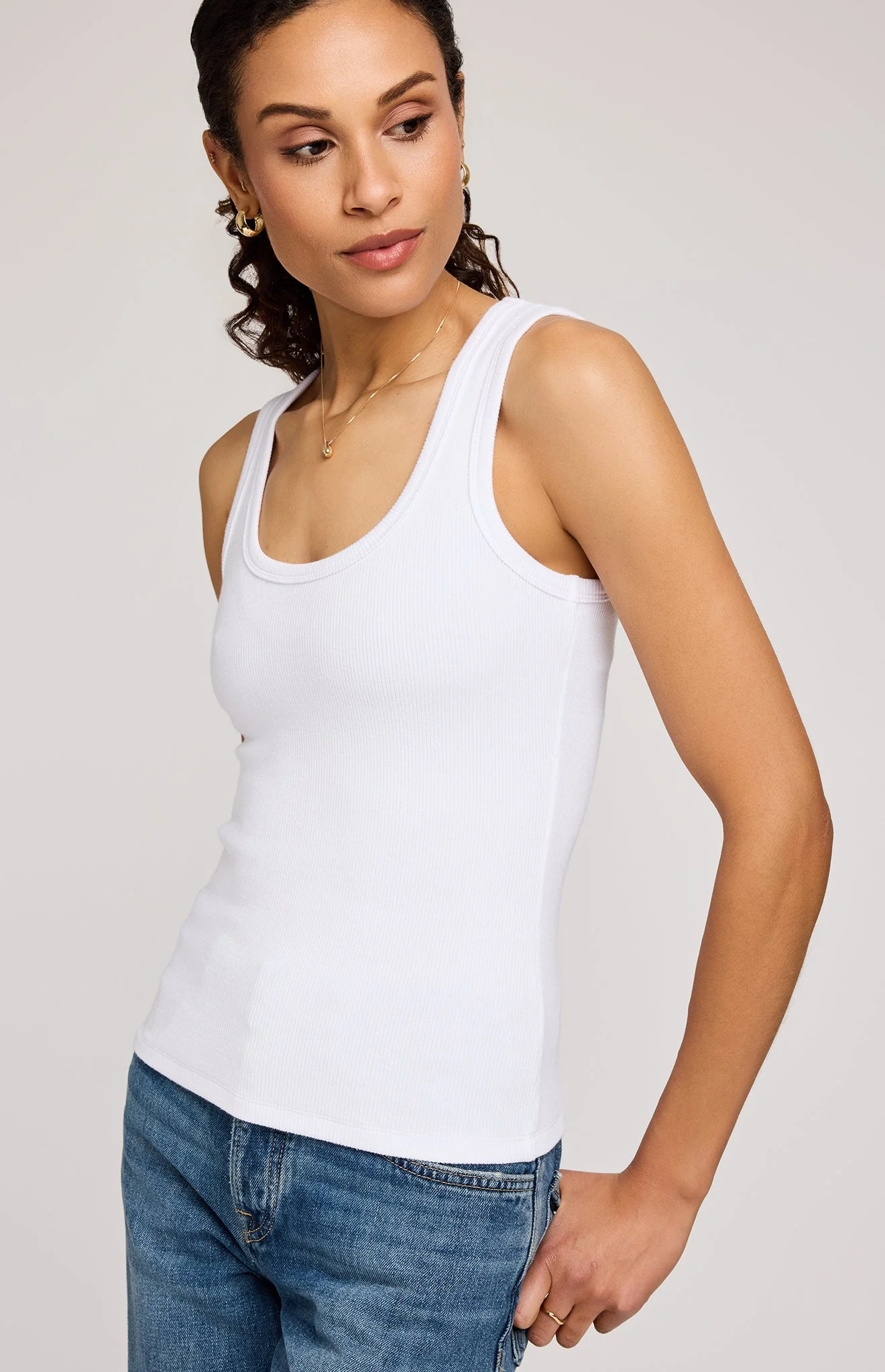 Jolie Ribbed Tank - Image 13