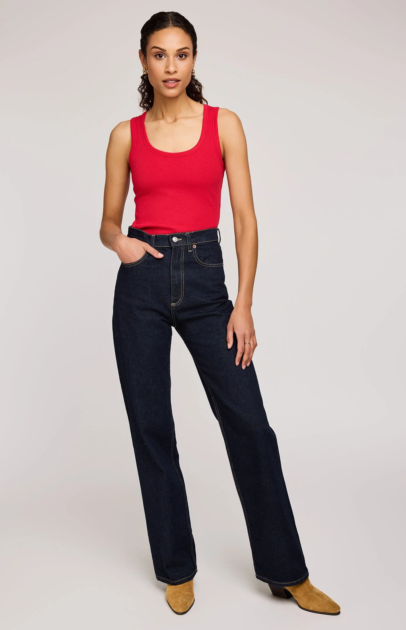 Jolie Ribbed Tank - Image 7