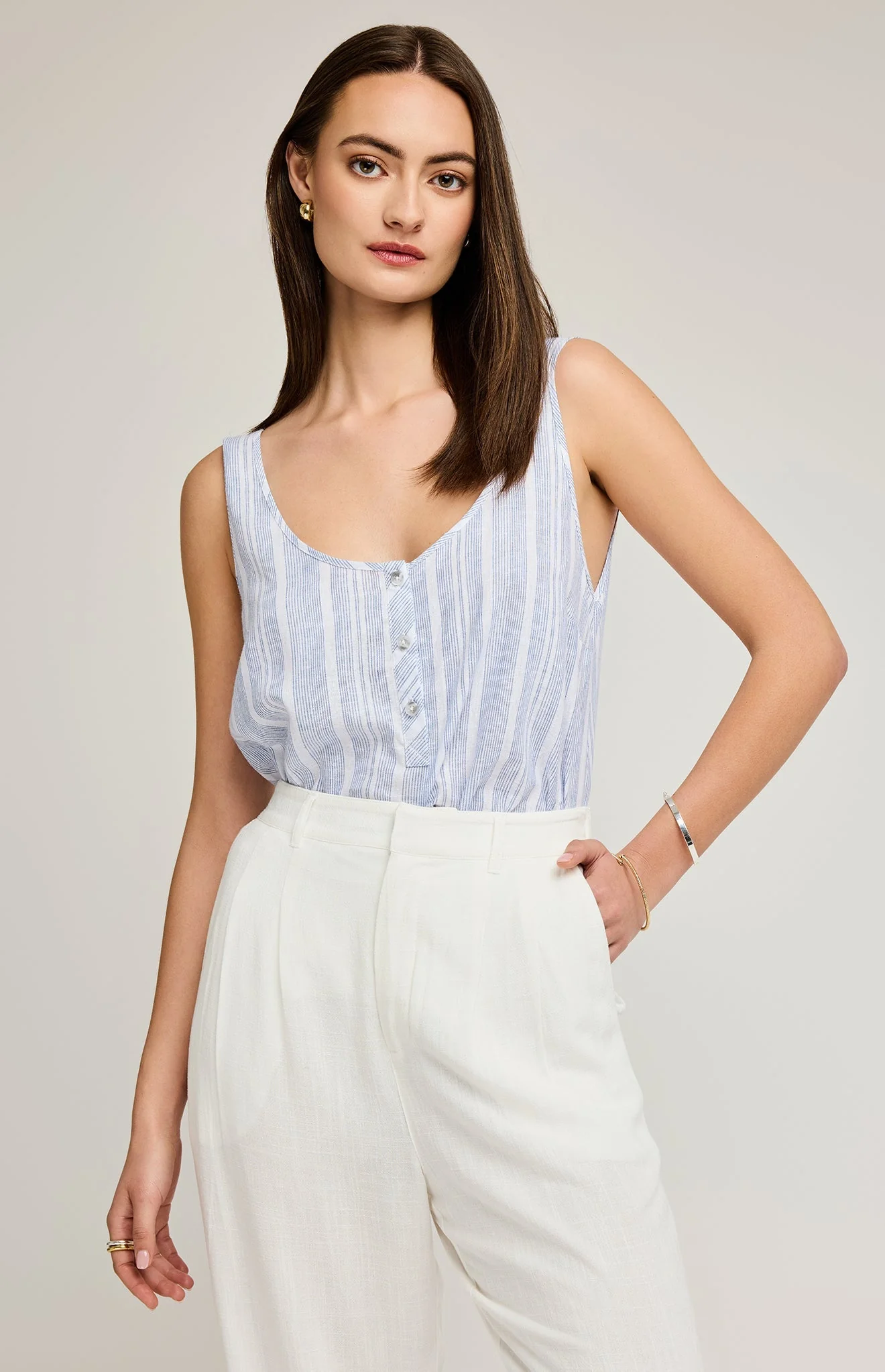 Romy Striped Tank - Image 5
