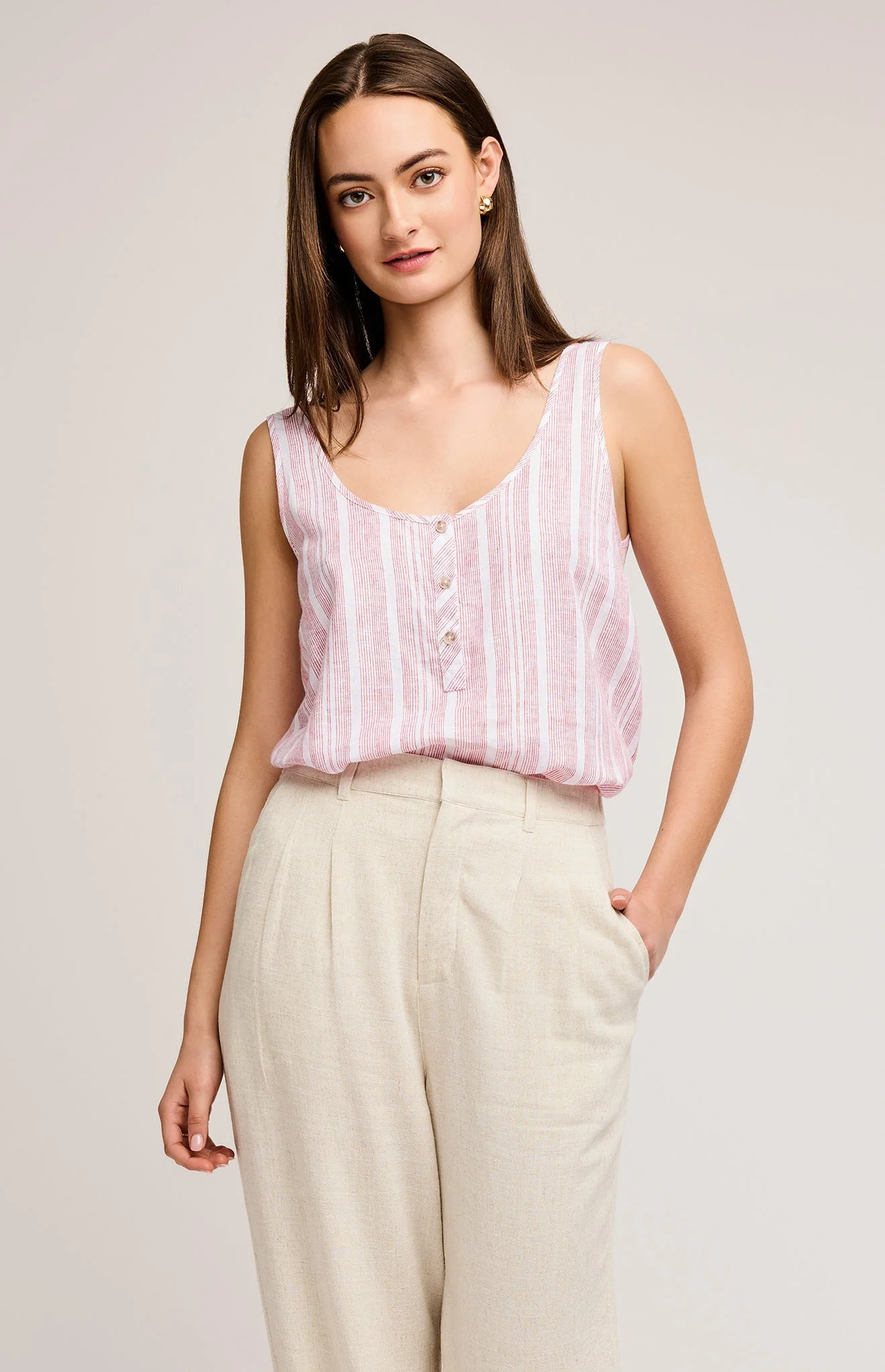 Romy Striped Tank - Image 6