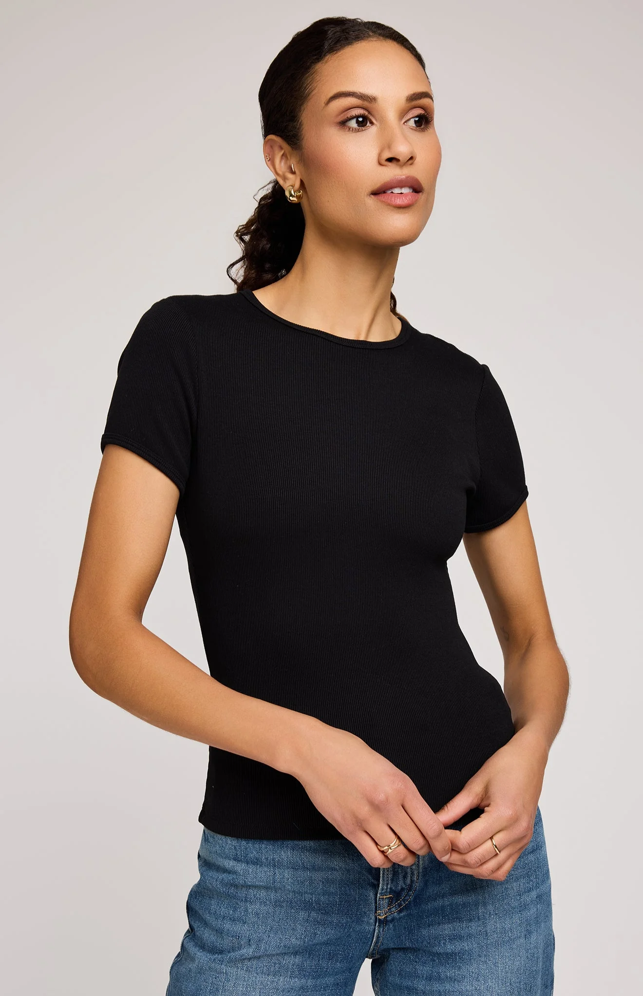 Shania Ribbed T-Shirt - Image 3