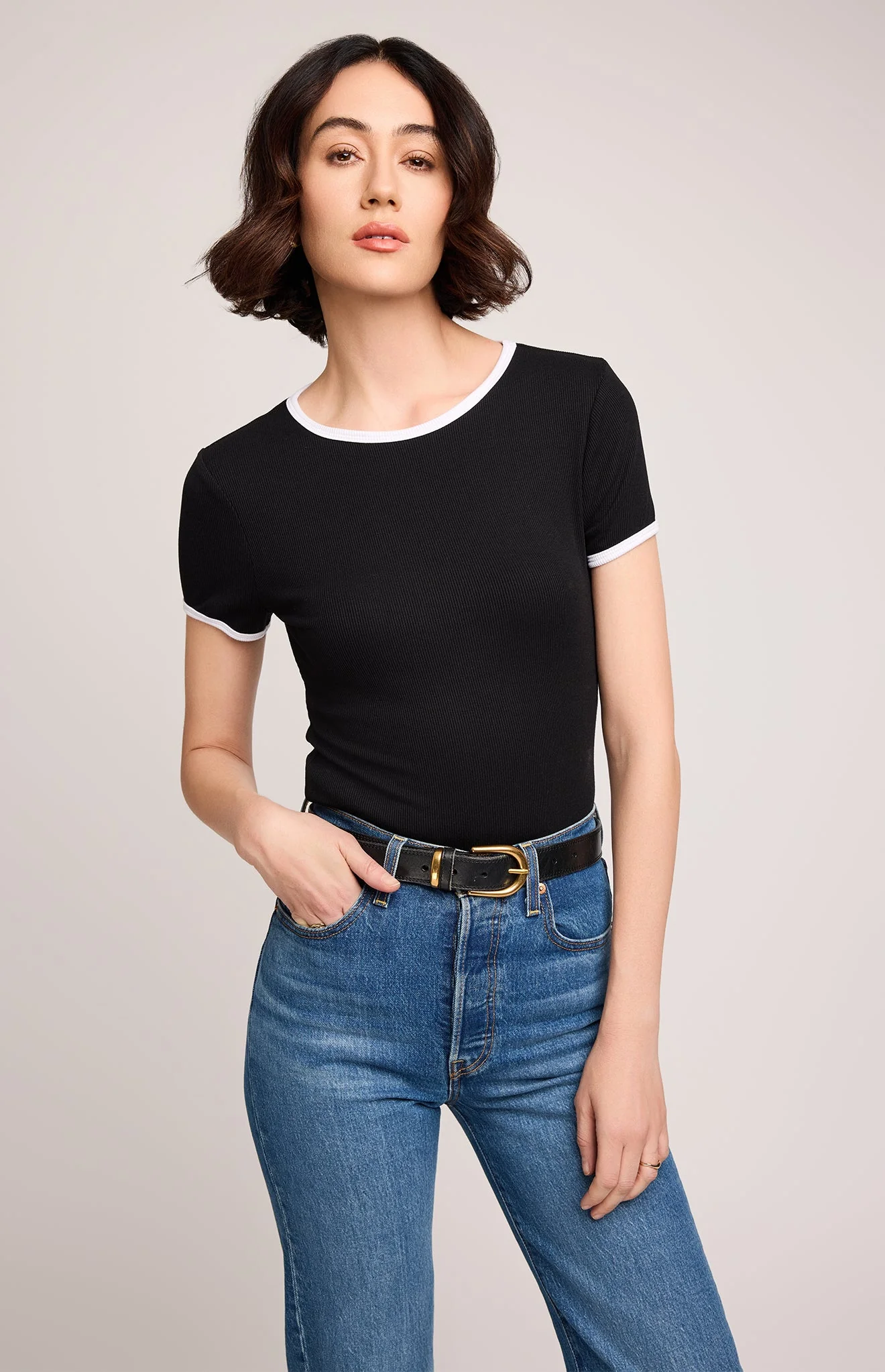 Shania Ribbed T-Shirt - Image 6
