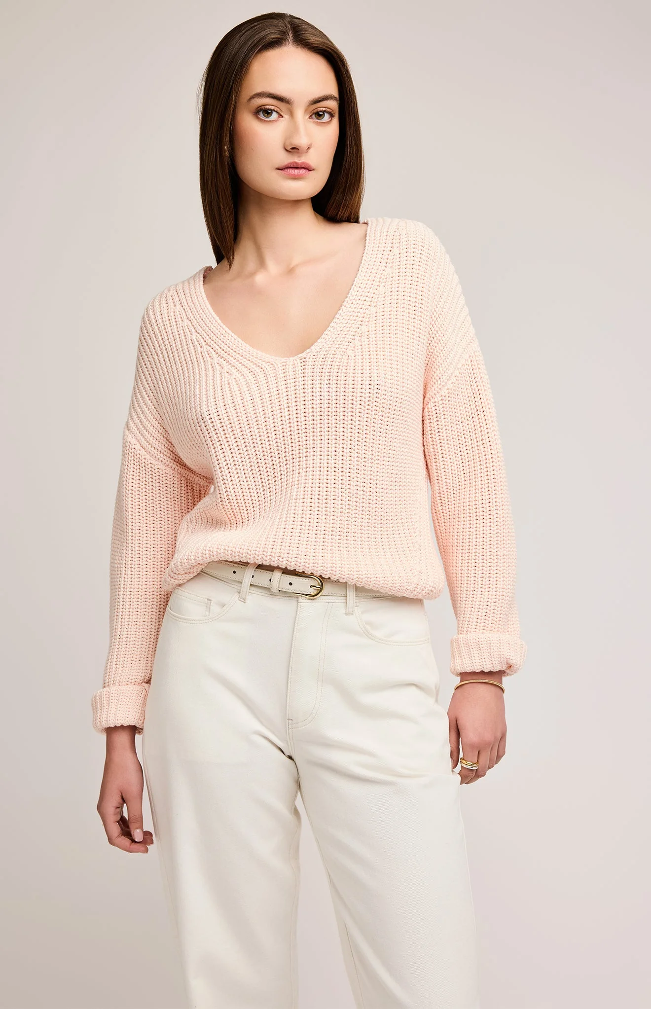 Spencer V-Neck Knit Sweater - Image 20