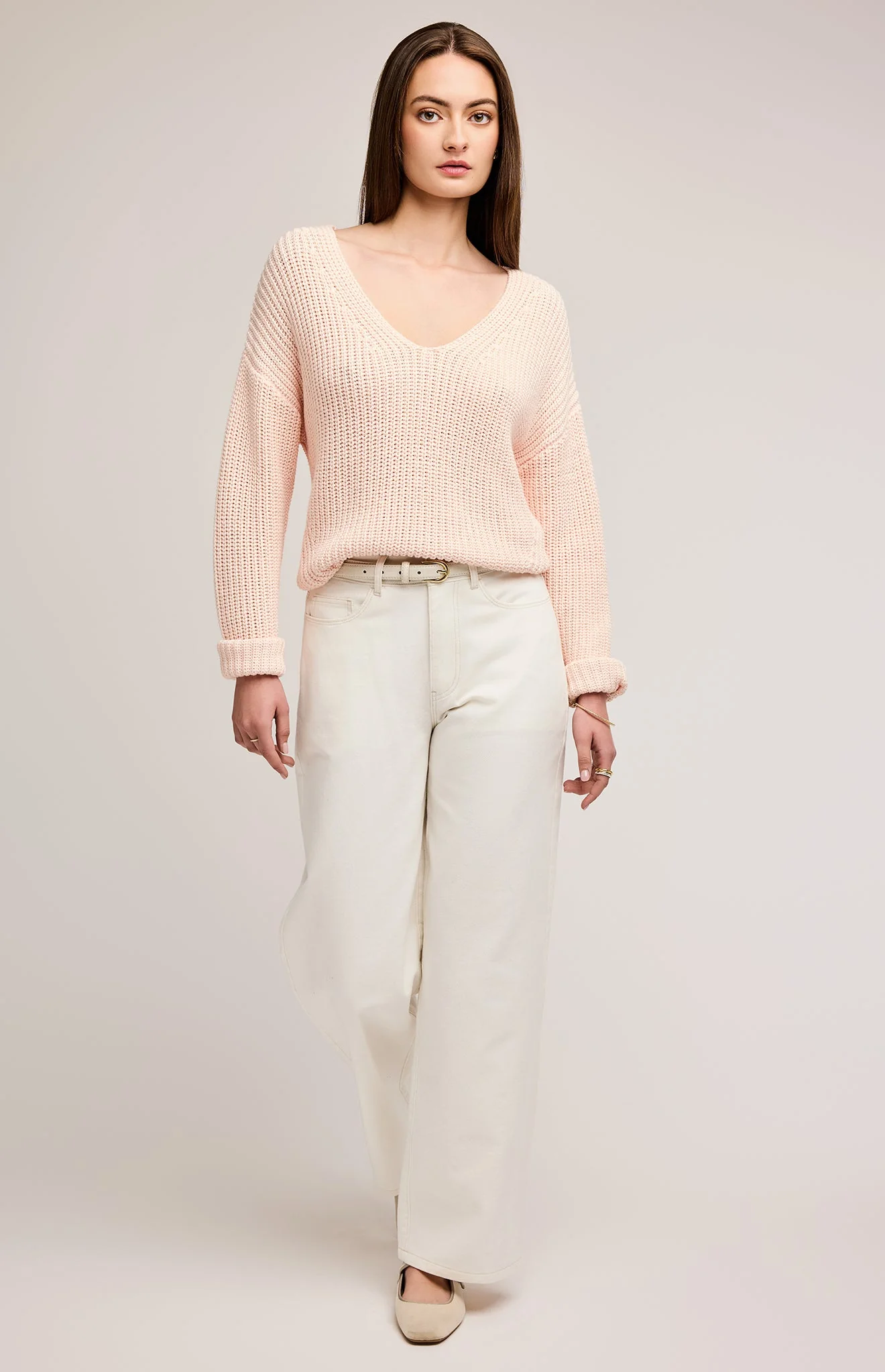 Spencer V-Neck Knit Sweater - Image 21