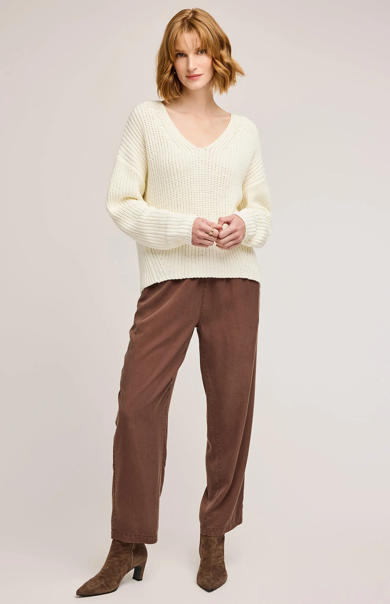 Spencer V-Neck Knit Sweater - Image 24