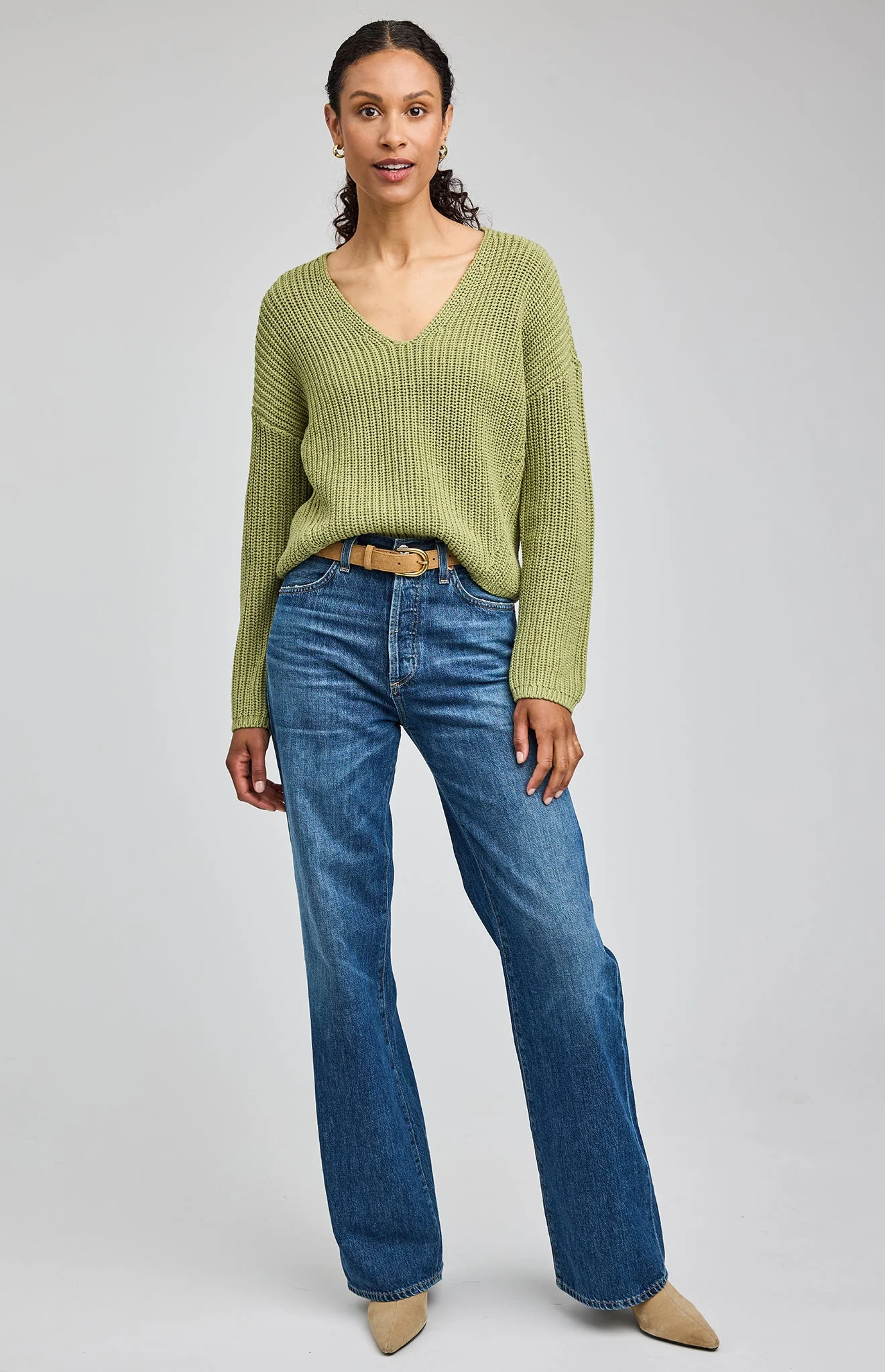 Spencer V-Neck Knit Sweater - Image 6