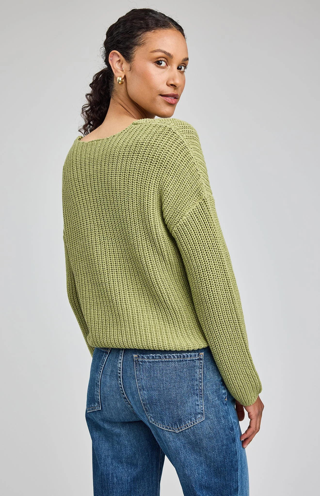 Spencer V-Neck Knit Sweater - Image 8